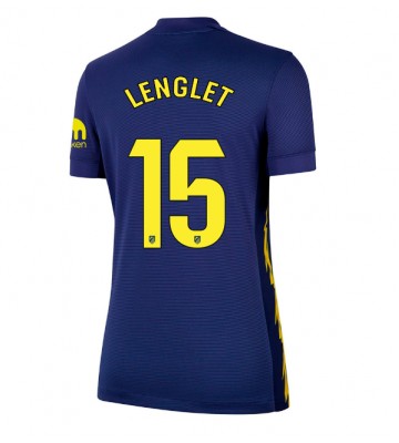 Atletico Madrid Clement Lenglet #15 Segunda Equipación Mujer 2025-26 Manga Corta